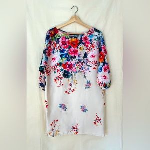 ZARA Floral Print Tunic Dress